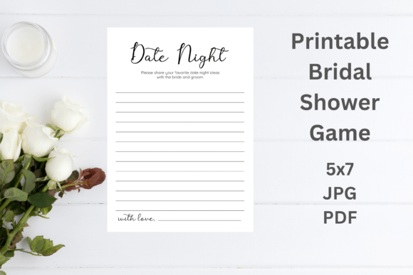 Download Printable Minimalism Date Night Game - Night Collection