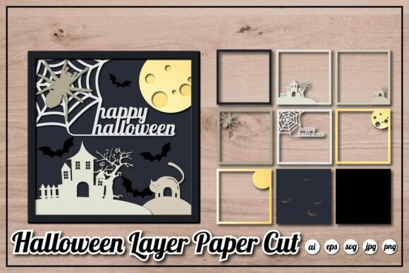 Download Halloween Spooky Night | Layered Haunted House - Night Collection